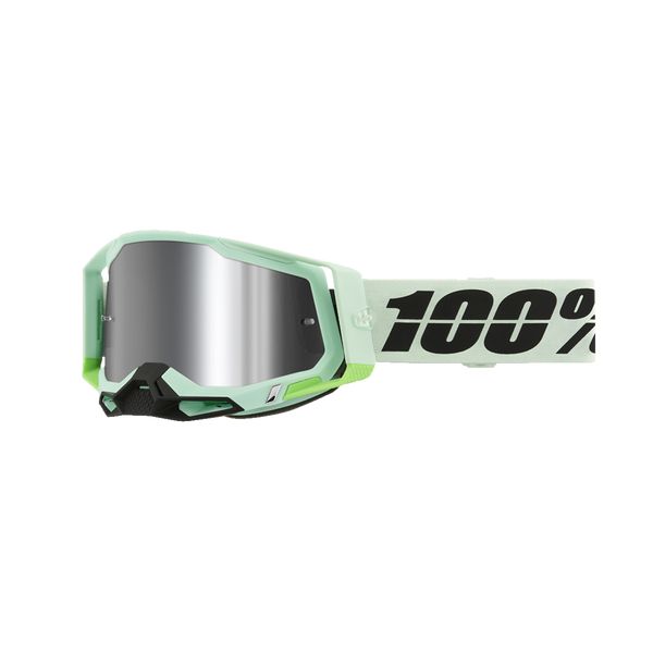 Goggles MX-Enduro 100 la suta Moto MX/Enduro Goggles Racecraft 2 Palomar Silver-Mirror  Lens 50010-00025