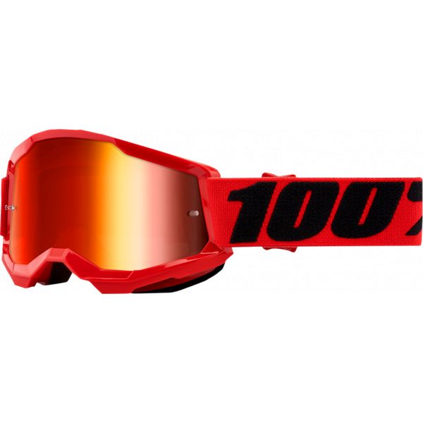  100 la suta Ochelari Enduro Copii Strata 2 Red Mirror Lens