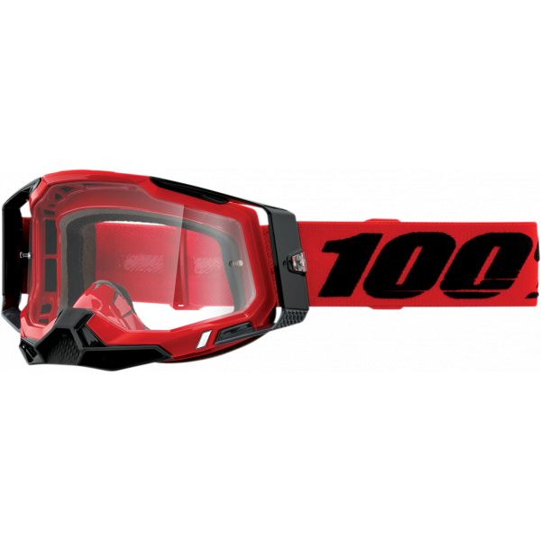  100 la suta Ochelari Enduro Racecraft 2 Red Clear Lens