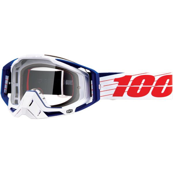 Ochelari MX-Enduro 100 la suta Ochelari Racecraft BIBAL/WHT CLR