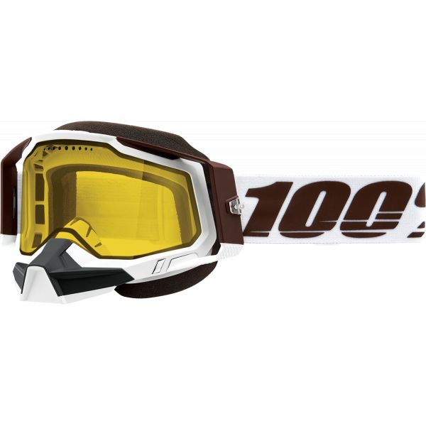  100 la suta Ochelari Snowmobil Racecraft 2 Sbird Yellow Lens - 50011-00005