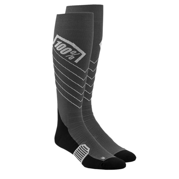 Sosete MX-Enduro 100 la suta Sosete Moto MX/Enduro Hi-Side Performance Gray 24