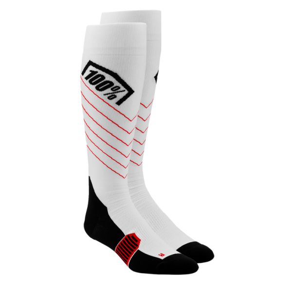 Socks MX-Enduro 100 la suta Moto Sock MX/Enduro Hi-Side Performance White 24