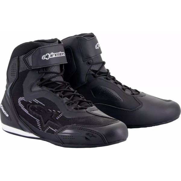 Cizme Moto Scurte/Urban Alpinestars Ghete Moto Faster RideKnit Black/Gray 24