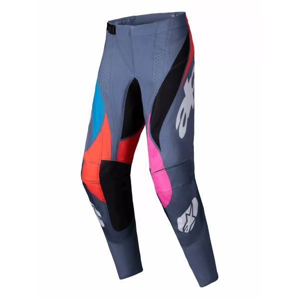 Pantaloni MX-Enduro Alpinestars Pantaloni Moto MX/Enduro Techstar Dreem Grey/Blue/Red/Pink 24