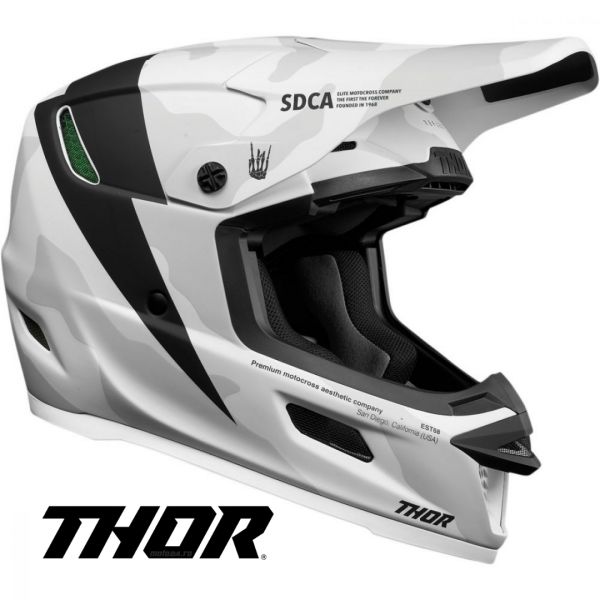  Thor Casca MotoCross Reflex Cast White/Black