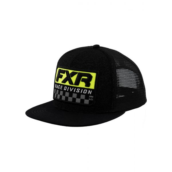 Caps FXR Race Division Black/Hi Vis Hat 2021
