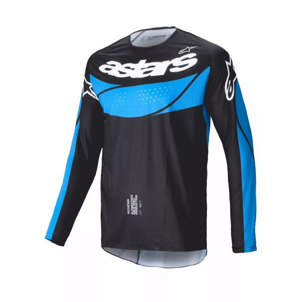 Tricouri MX-Enduro Alpinestars Tricou Moto MX/Enduro Techstar Dreem Black/Blue 24
