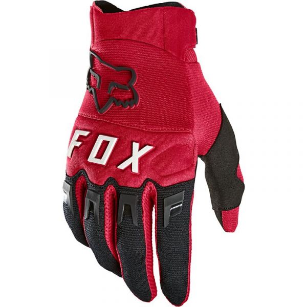  Fox Racing Moto MX Dirtpaw Flame Red Gloves