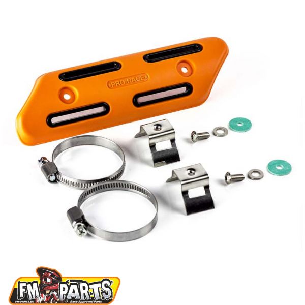 Exhaust Accessories Fm-Parts Exhaust Protection 4 Stroke Universal Orange