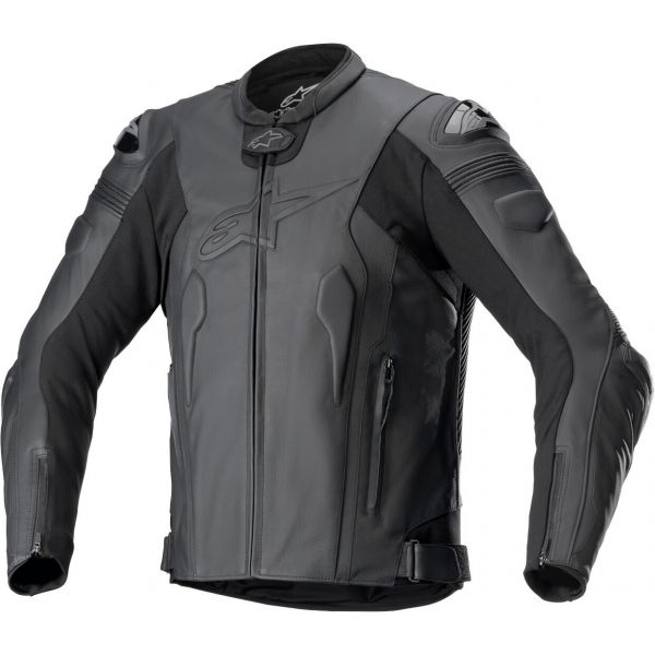  Alpinestars Missile V2 Black/Black Moto Leather Jacket