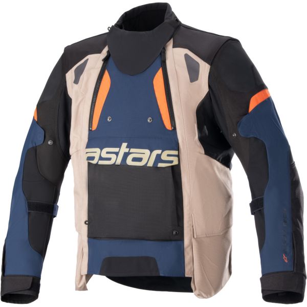  Alpinestars Textile Moto Jacket Halo Drystar Negru/Albastru/Kaki 23