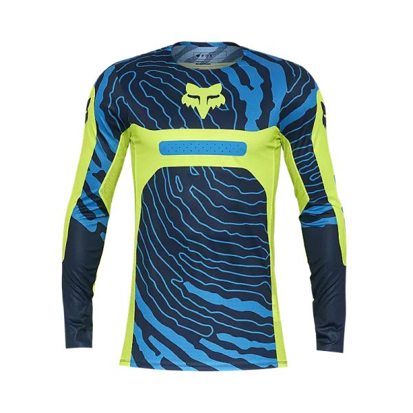 Tricouri MX-Enduro Fox Racing Tricou MX/Enduro Flexair Impression Fluorescent Yellow