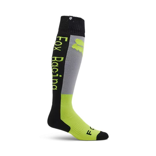 Sosete MX-Enduro Fox Racing Sosete Moto MX/Enduro 180 Race Spec Grey/Yellow