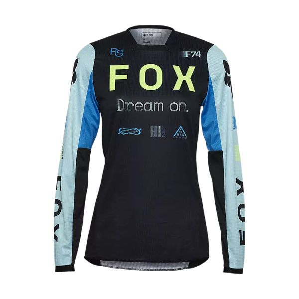 Tricouri MX-Enduro Fox Racing Tricou MX/Enduro Dama 180 Race Spec Black/Blue