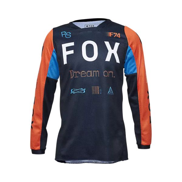 Tricouri MX-Enduro Copii Fox Racing Tricou Moto MX/Enduro Copii Youth 180 Race Spec Midnight Blue