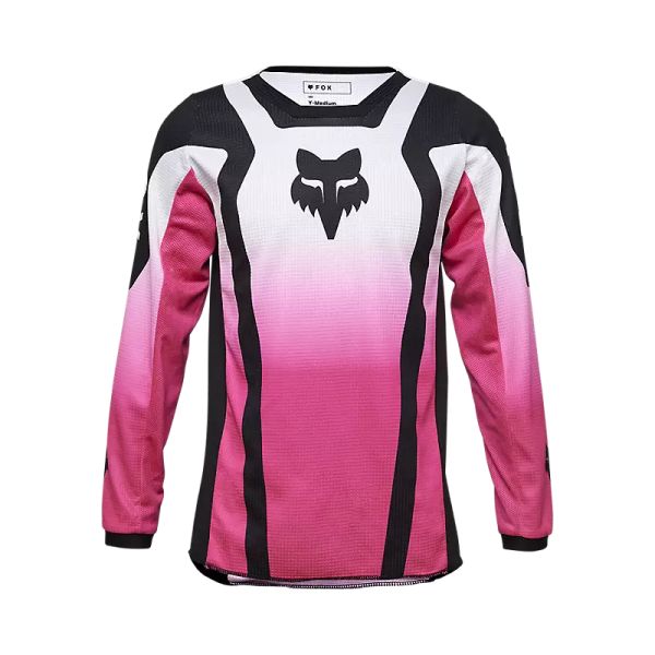 Tricouri MX-Enduro Copii Fox Racing Tricou Moto MX/Enduro Copii Youth Girls 180 Lean Black/Pink