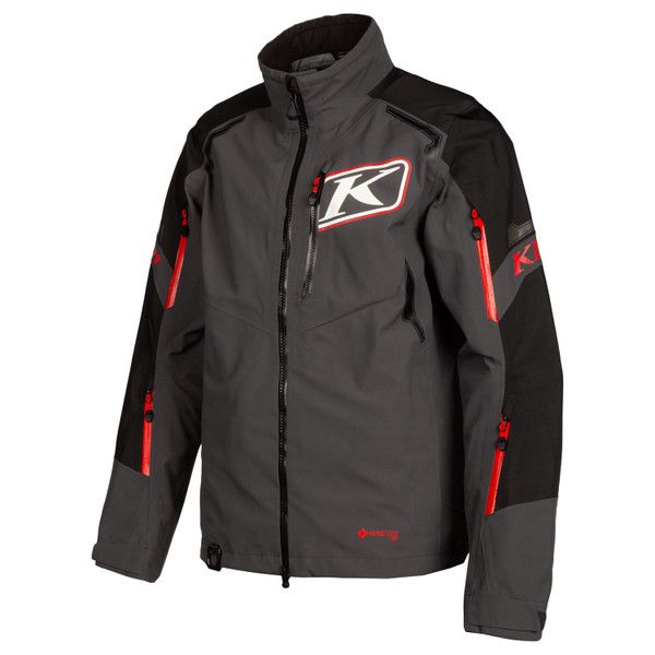 Jackets Klim Non-Insulated Snowmobil Jacket Valdez Jacket Asphalt High Risk Red