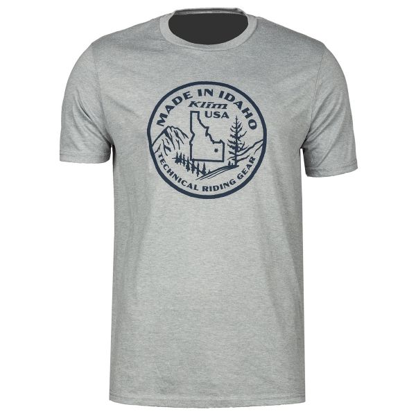 Casual T-shirts/Shirts Klim Made In Idaho T Gray