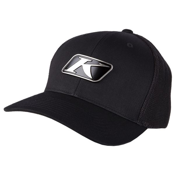 Caps and Beanies Klim Icon Snap Hat Black/Asphalt 2022