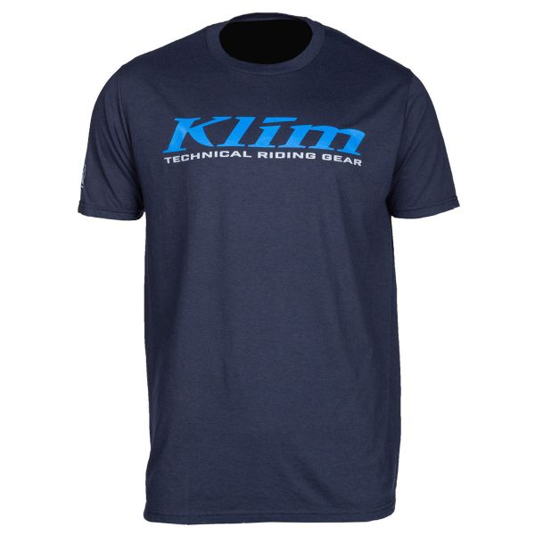 Casual T-shirts/Shirts Klim K Corp SS T Navy/Electric Blue Lemonade