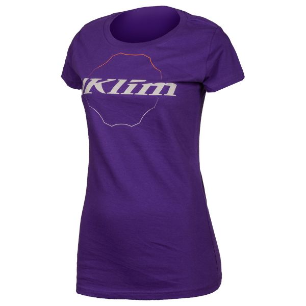 Casual T-shirts/Shirts Klim Excel SS T Purple/Gray