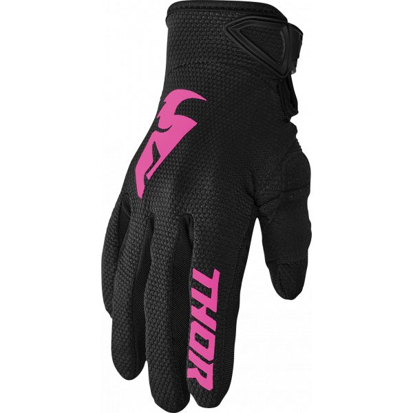  Thor Women Moto Enduro Gloves Sector Black/Pink 23