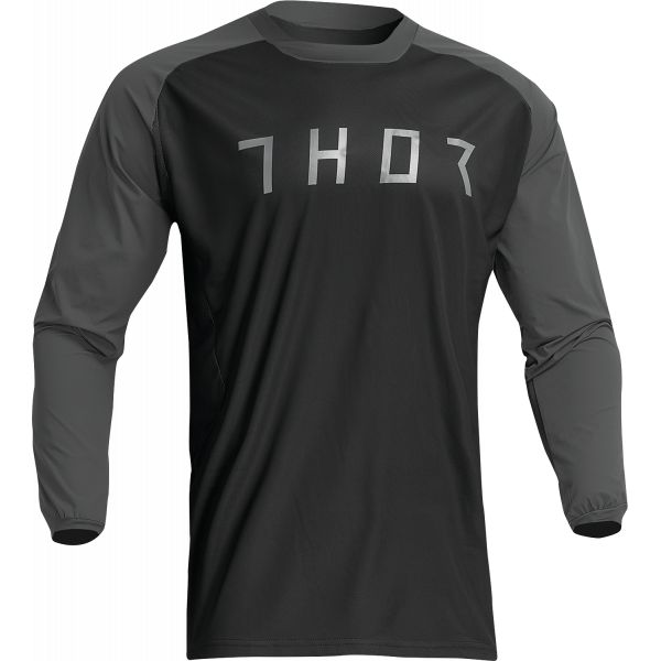 Jerseys MX-Enduro Thor Moto Enduro Jersey Terrain Black/Charcoal 23