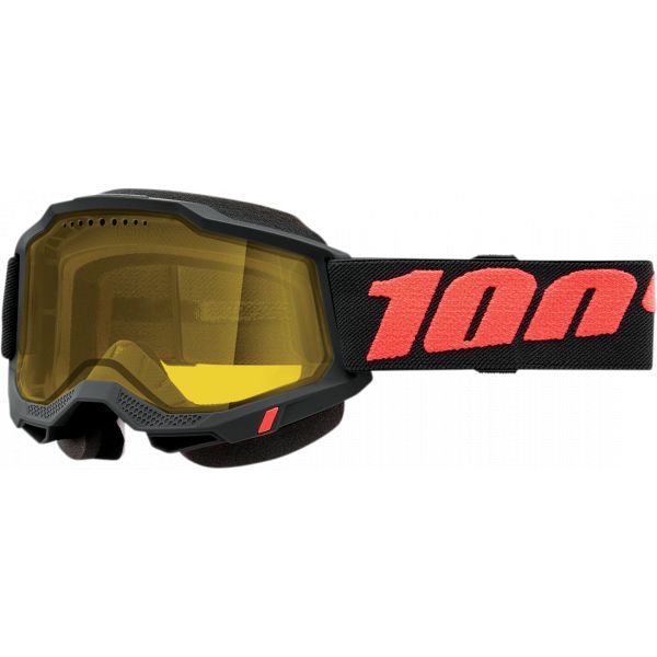 Ochelari Snowmobil 100 la suta Ochelari Snowmobil Accuri 2 Borego Yelow Lens - 50021-00006