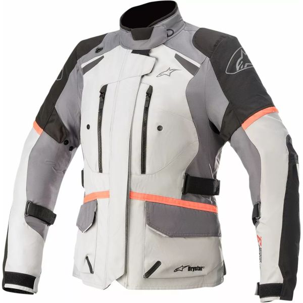 Geci Moto Textil - Dama Alpinestars Geaca Moto Dama Stella Andes v3 Grey/Black/Coral