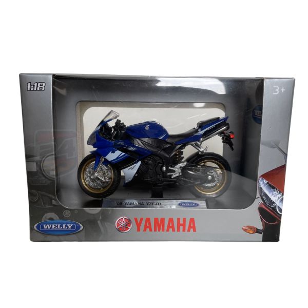 On Road Scale Modells Welly Scale Model Yamaha YZF R1 2004-2011 1:18