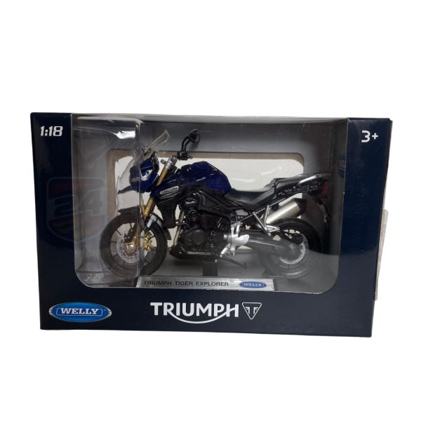  Welly Scale Model Triumph TIGER 1200 1:18
