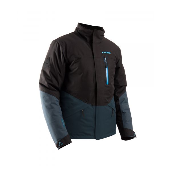  Tobe Snowmobil Jacket Thinsulated Insulated Hoback Blue Dream Black
