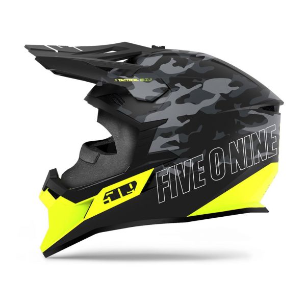  509 Casca Snowmobil Tactical 2.0 Black Camo Matt