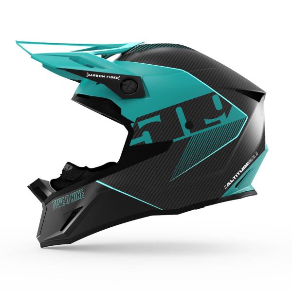 Helmets 509 Altitude 2.0 Carbon Fiber 3K Helmet (ECE) Hi Flow Emerald