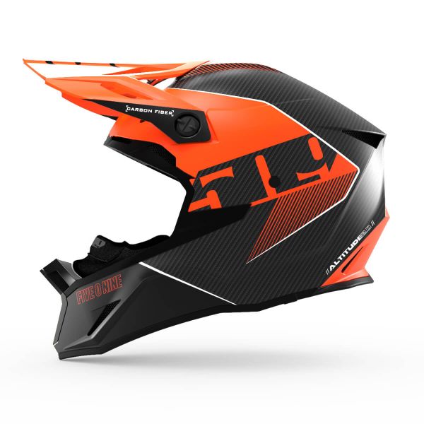  509 Altitude 2.0 Carbon Fiber 3K Helmet (ECE) Hi Flow Orange