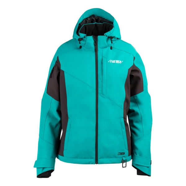  509 Womens Range Insulated Jacket Emerald with Mint
