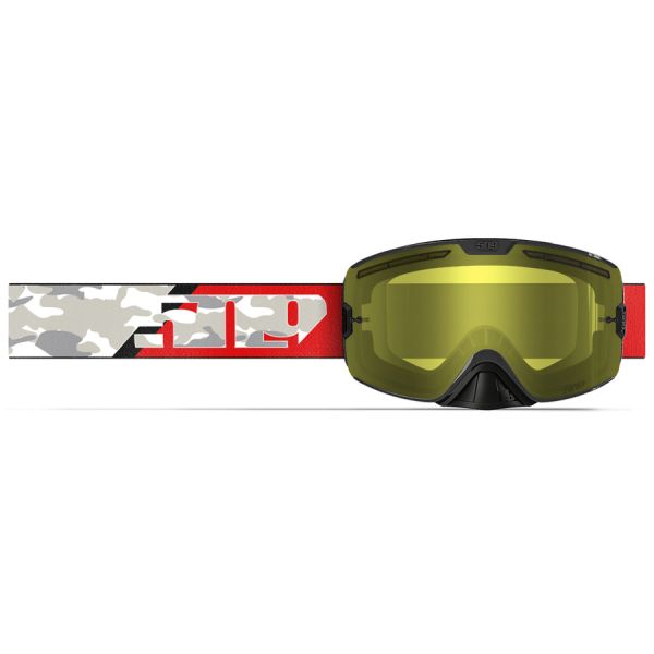  509 Ochelari Enduro Kingpin Fuzion Flow White Camo Clear Lens 23