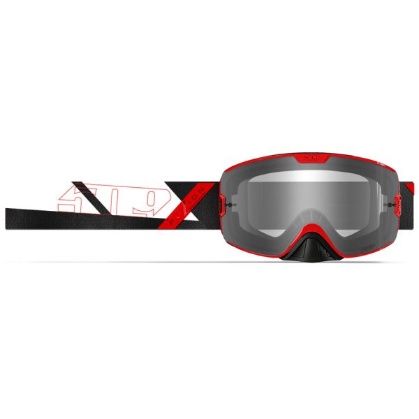 Goggles MX-Enduro 509 Enduro Goggle Kingpin Fuzion White/red  Clear Lens 23