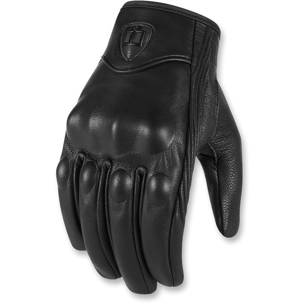 Gloves Racing Icon Moto Leather Gloves Pursuit Ce Black