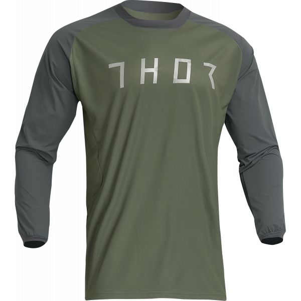  Thor Tricou Moto Enduro Terrain Army/Charcoal 23