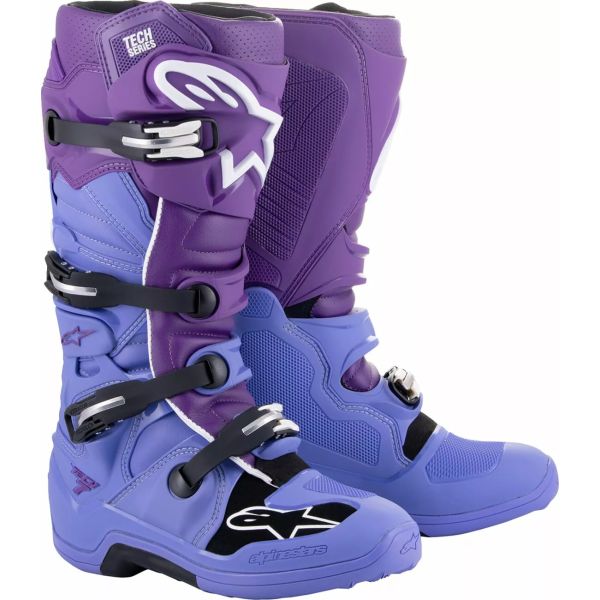 Cizme MX-Enduro Alpinestars Cizme Moto Enduro/MX Tech 7 Purple/White 24