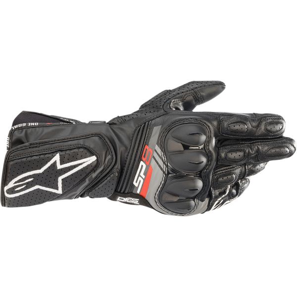 Gloves Racing Alpinestars SP-8 V3 Black/Gray Moto Leather