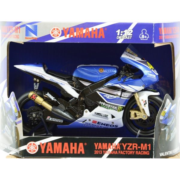  New Ray Scale Model Yamaha YZR-M1 Valentino Rossi 2013 1:12