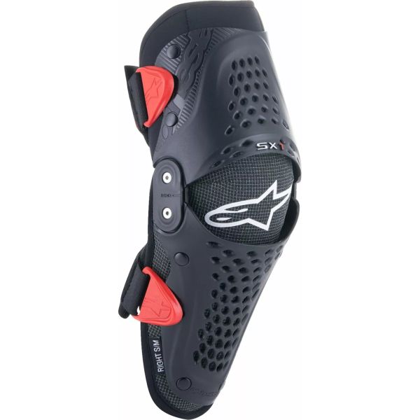 Protectii MX-Enduro Copii Alpinestars Genunchiere Moto Copii SX1 Black/Red
