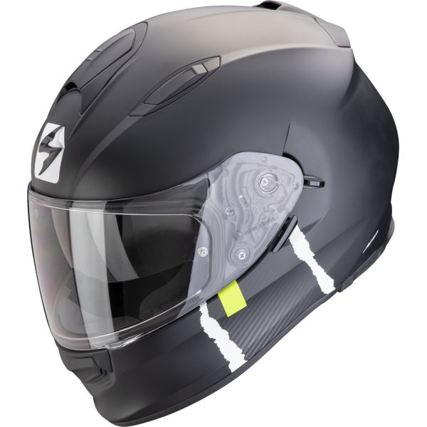 Full face helmets Scorpion Exo Full-Face Moto Helmet EXO 491 Code Black Matt/Silver 24