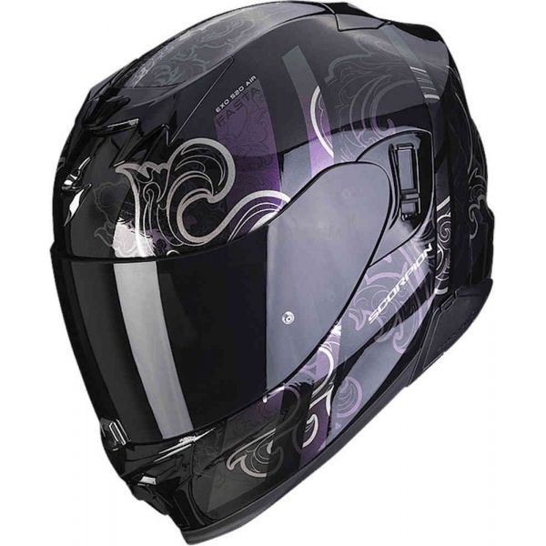  Scorpion Exo Moto Helmet Full-Face 520 Evo Air Fasta Negru Cameleon