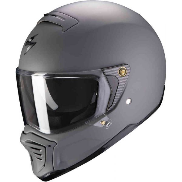 Casti Moto Integrale Scorpion Exo Casca Moto Full-Face Hx1 Solid Gri Ciment
