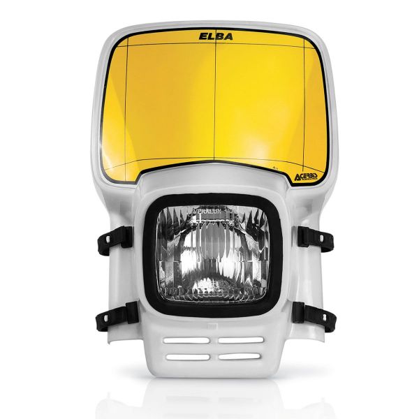 Universal Moto Headlights Acerbis Universal Elba Headlight White