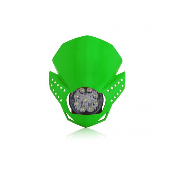Universal Moto Headlights Acerbis Universal Fulmine Headlight Green
